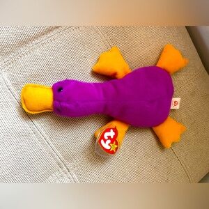 Rare! Patti the platypus beanie baby